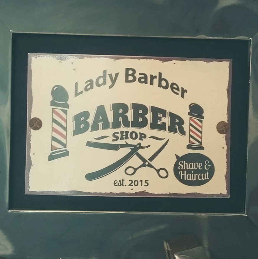 Logo barbier LADY Barber