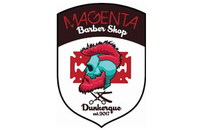Logo barbier Salon Magenta 